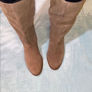 Splendid Penelope Leather Boots, Tan, size 9.5
